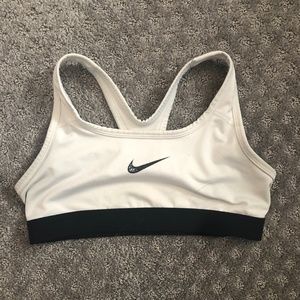 Nike White Spots Bra